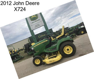 2012 John Deere X724