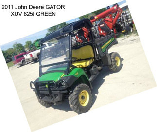 2011 John Deere GATOR XUV 825I GREEN