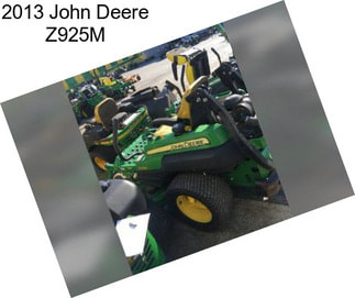 2013 John Deere Z925M