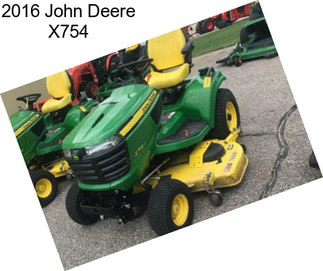 2016 John Deere X754