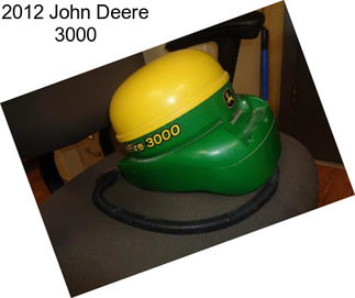 2012 John Deere 3000