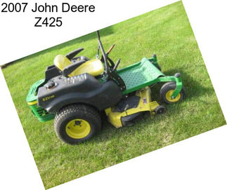 2007 John Deere Z425