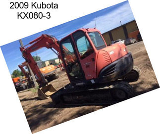 2009 Kubota KX080-3