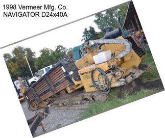 1998 Vermeer Mfg. Co. NAVIGATOR D24x40A