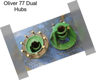 Oliver 77 Dual Hubs
