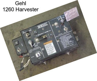 Gehl 1260 Harvester