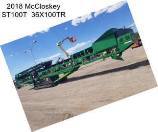 2018 McCloskey ST100T  36X100TR