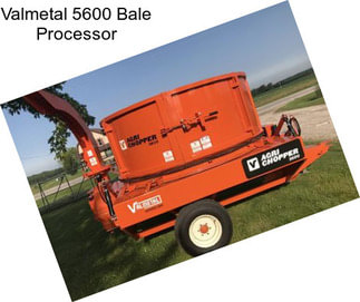 Valmetal 5600 Bale Processor