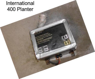 International 400 Planter