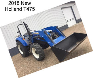 2018 New Holland T475