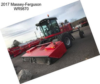 2017 Massey-Ferguson WR9870