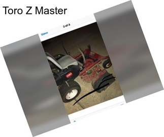 Toro Z Master