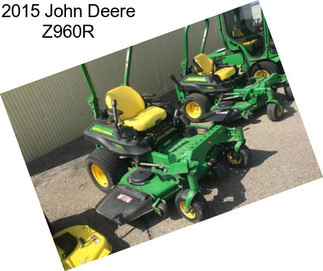 2015 John Deere Z960R