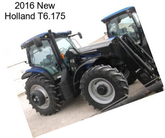 2016 New Holland T6.175
