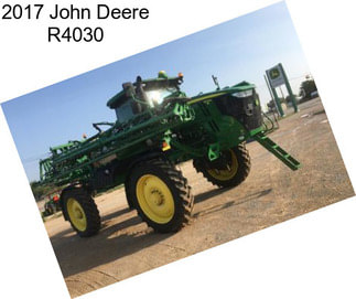 2017 John Deere R4030
