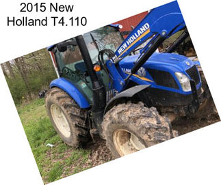 2015 New Holland T4.110