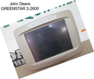 John Deere GREENSTAR 2-2600