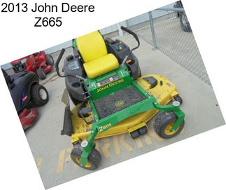 2013 John Deere Z665