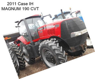 2011 Case IH MAGNUM 190 CVT