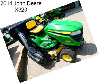 2014 John Deere X320