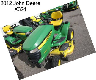 2012 John Deere X324