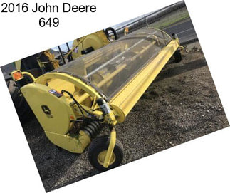 2016 John Deere 649