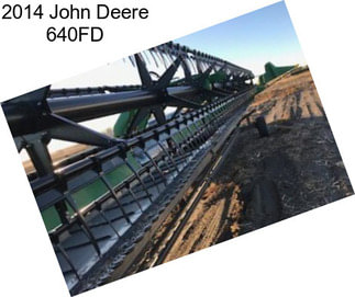 2014 John Deere 640FD