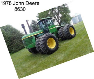 1978 John Deere 8630