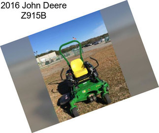 2016 John Deere Z915B