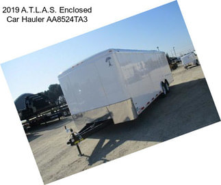 2019 A.T.L.A.S. Enclosed Car Hauler AA8524TA3