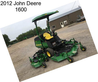 2012 John Deere 1600