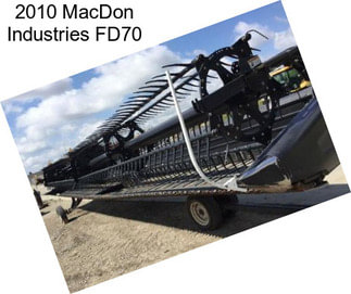 2010 MacDon Industries FD70