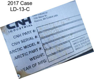 2017 Case LD-13-C