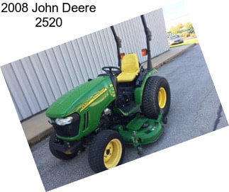 2008 John Deere 2520