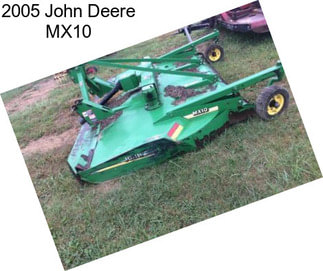 2005 John Deere MX10