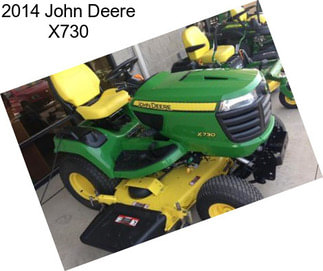 2014 John Deere X730