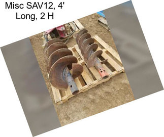 Misc SAV12, 4\' Long, 2\