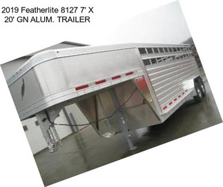 2019 Featherlite 8127 7\' X 20\' GN ALUM. TRAILER