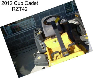 2012 Cub Cadet RZT42