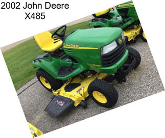 2002 John Deere X485