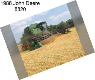1988 John Deere 8820