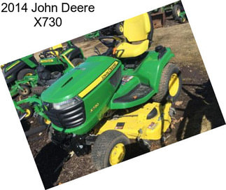 2014 John Deere X730