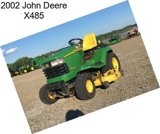 2002 John Deere X485