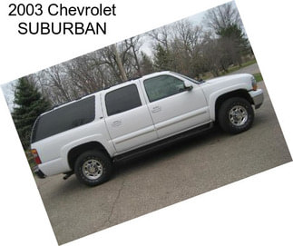 2003 Chevrolet SUBURBAN