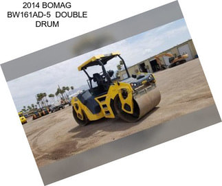 2014 BOMAG BW161AD-5  DOUBLE DRUM