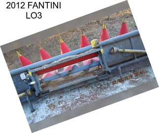 2012 FANTINI LO3