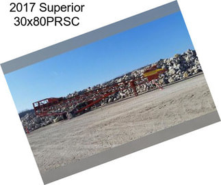 2017 Superior 30x80PRSC