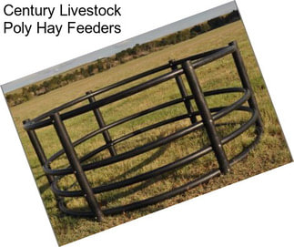 Century Livestock Poly Hay Feeders