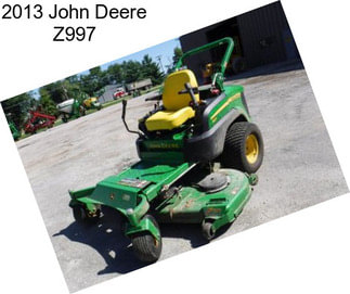 2013 John Deere Z997