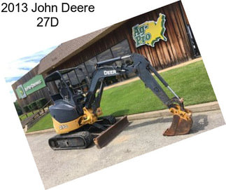 2013 John Deere 27D
